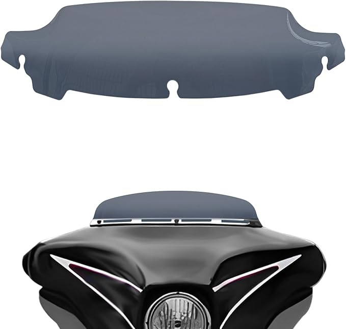 Smoke 4.5" Windshield Windscreen Compatible for Harley Davidson Touring Electra Glide Street Glide 2014 2015 2016 2017 2018 2019 2020 2021 2022