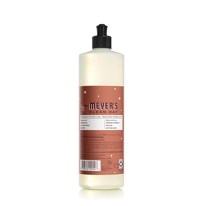 Mrs. MEYER'S CLEAN DAY Variety, 2 Liquid Hand Soap 12.5 OZ, 1 Liquid Dish Soap, 16 FL OZ, 1 CT (Gingerbread)