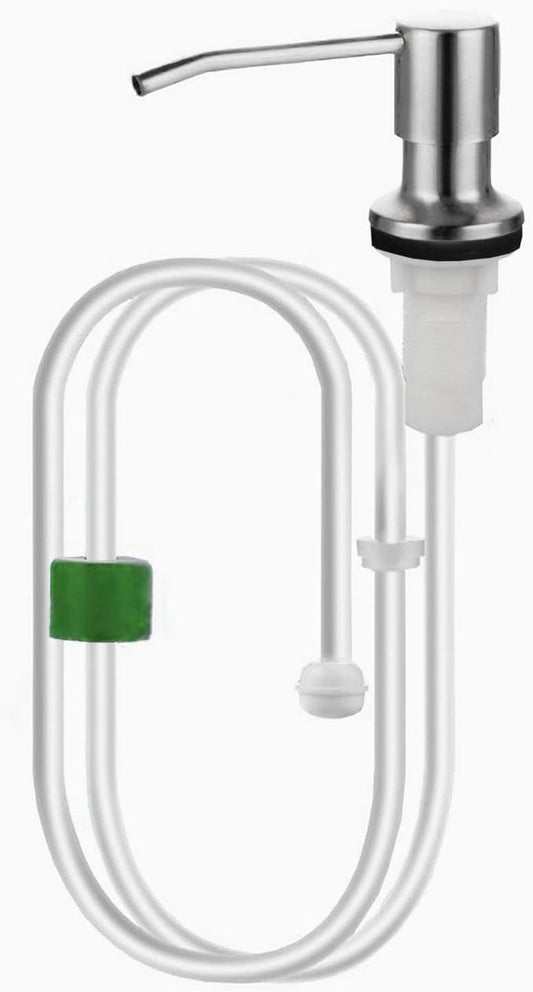 Built in Soap Dispenser for Kitchen Sink, Countertop Soap Dispenser Pump with 47" Extension Tube kit, No Need to Refill
