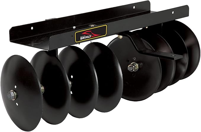 Brinly DD-551-A Sleeve Hitch Adjustable Tow Behind Disc Harrow, 39" by 40"
