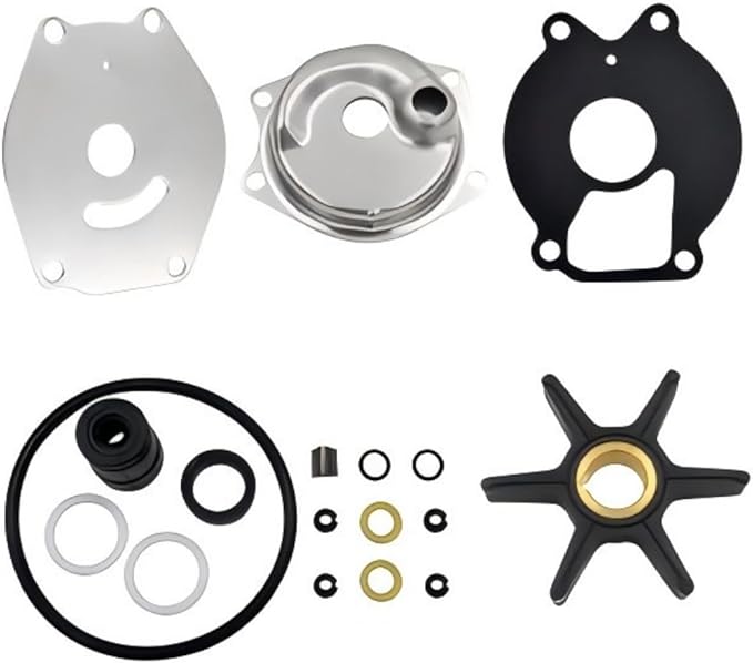 Upper Water Pump Repair Kit 99157T2 for Mercury Mariner 2 Stroke 15-25 HP 4 Stroke 9.9-15 HP 46-99157T2