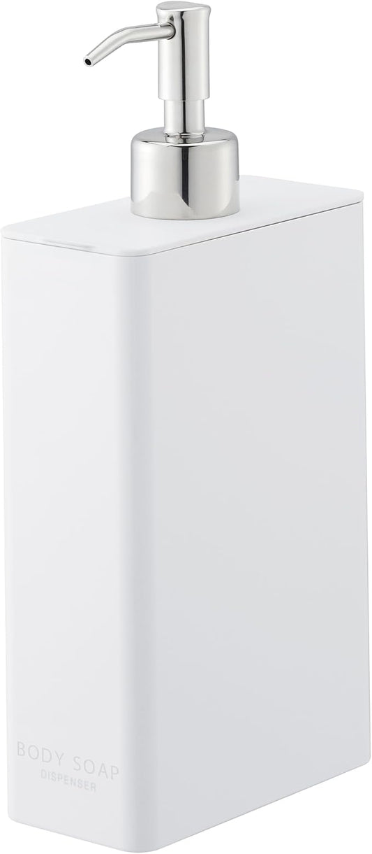 YAMAZAKI Home Tower Shower Dispenser - Contemporary Bottle Pump - Body Soap - Abs Plastic - 24 Fluid Oz., 700 Ml