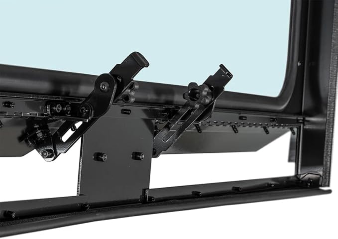 Front Windshield for Can-Am Defender (2020 - 2025) Shatter Resistant with Built-in UTV Windshield Vents, Easy Install Back Window, SXS Accessories for Rugged Terrain