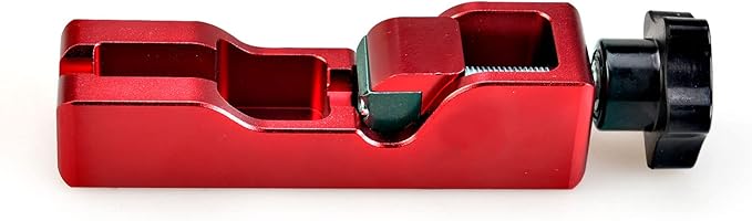 Universal Spark Plug Gap Tool Compatible with Most 10mm 12mm 14mm 16mm Spark Plugs Red - 1 Set with Feeler Gauge