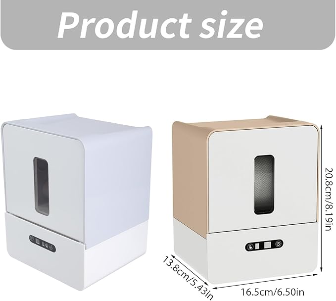 Automatic Paper Towel Dispenser for Kitchen Bathroom Wall Mount Under Cabinets Easy Touchless Battery Operated