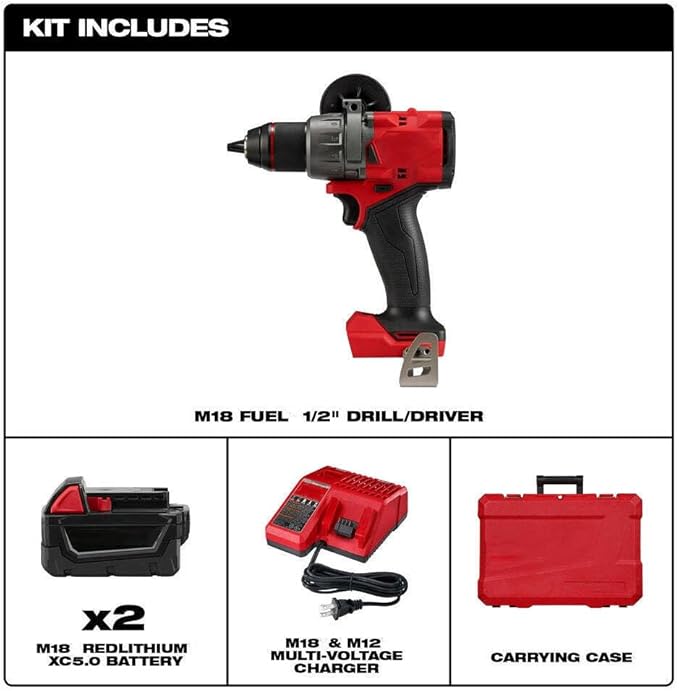 Drill/Driver Kit Fits 2903-22 18V 1/2" Drills/Driver, Drills Set, Hammer Drill Kit