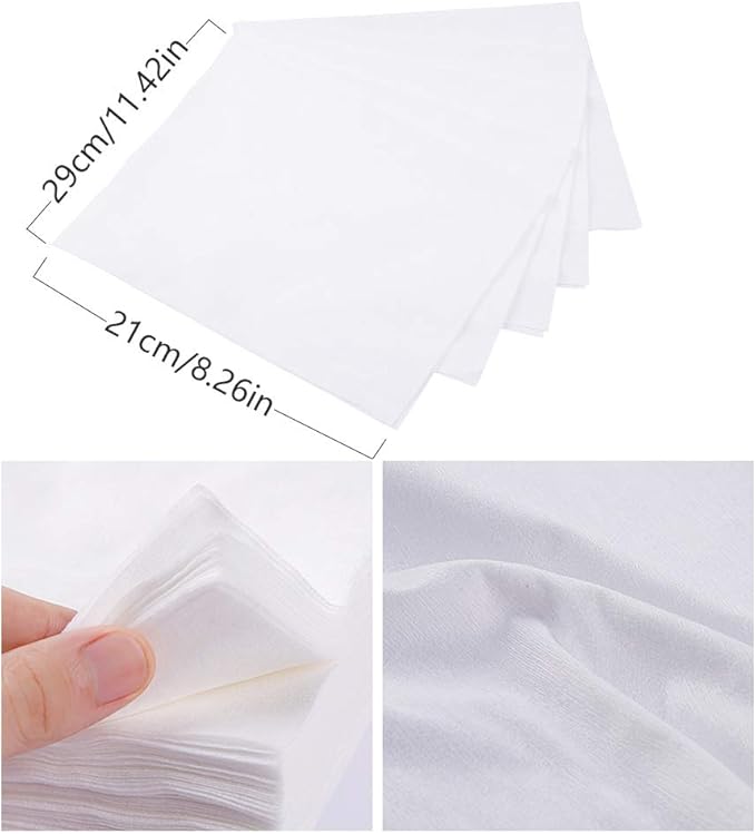 Kingzhuo 200 Pcs Disposable Cleaning Wipes - Microfibre Electrostatic Floor Cloths, Wet or Dry Wipes Floor Duster, Fits Most Mops, 29cm x 21cm