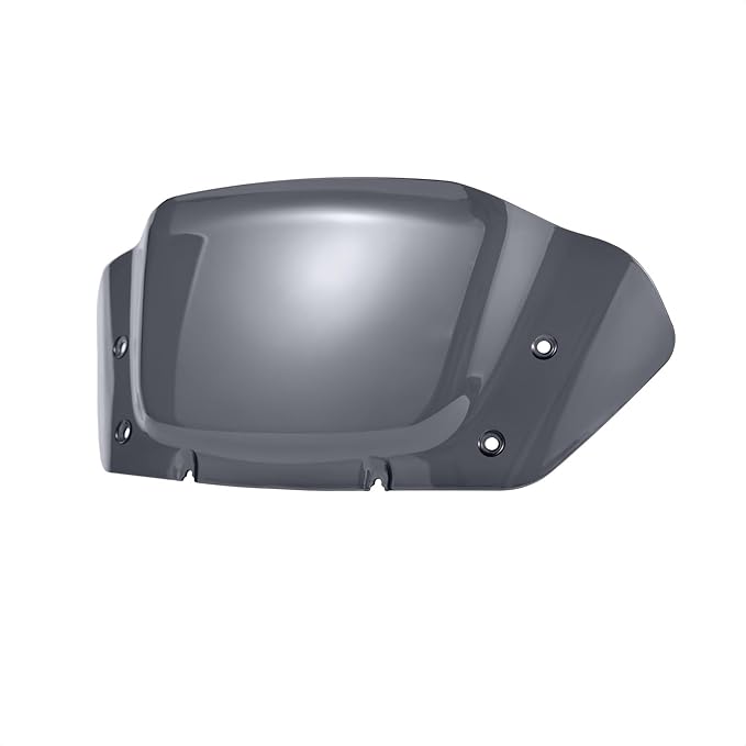 10" Wave Windshield Windscreen Wind Splitter Compatible for Harley Street Glide FLHX, CVO Street Glide FLHXSE 2023 2024 (Dark Smoke)