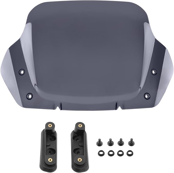 14" Windshield for Harley Street Glide CVO FLHXSE 2023-2024 Wind Shield Windscreen Air Deflector Compatible for Harley Street Glide CVO 2024(Smoke)