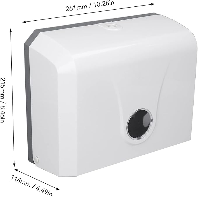 Generic Paper Towel Dispenser Wall Mount ABS Paper Towel Holder for Lounges Toilet Kitchen
