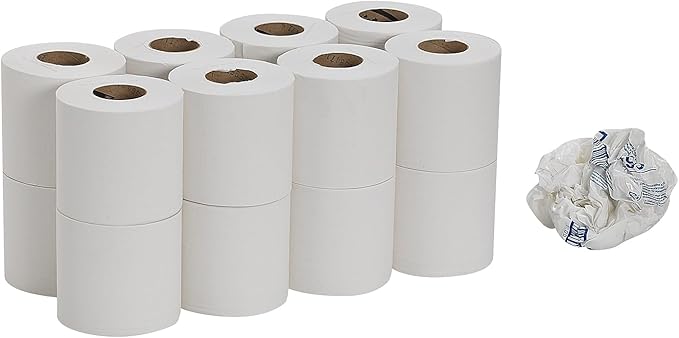 Georgia-Pacific SofPull Centerpull 2-Ply Mini Toilet Paper by GP PRO, 19516, 500 Sheets Per Roll, 16 Rolls Per Case, White