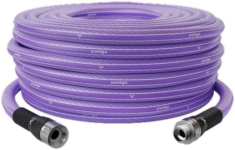 ESSENCE Garden Hose, 5/8" 75ft – Kink-Proof, Abrasion-Resistant, Durable Hybrid Polymer, Cold-Weather Flexible, Ideal for Everyday Outdoor Use and Watering, Including Vegetable Gardens