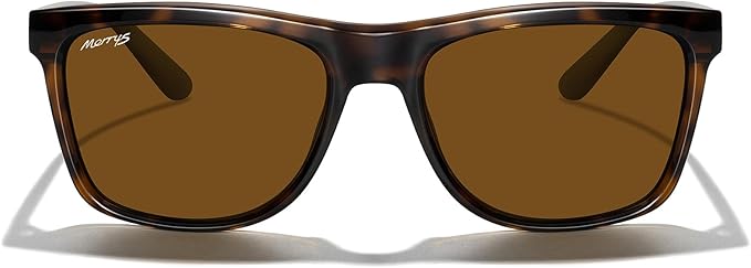 MERRY'S Square Polarized Driving Sunglasses for Men Women UV400 Protection S8413