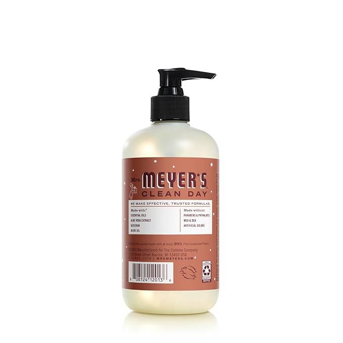Mrs. MEYER'S CLEAN DAY Variety, 2 Liquid Hand Soap 12.5 OZ, 1 Liquid Dish Soap, 16 FL OZ, 1 CT (Gingerbread)
