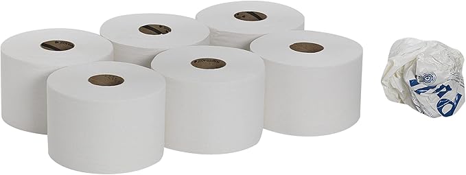 Georgia-Pacific SofPull 19510 Centerpull 2-Ply High Capacity Toilet Paper, 1000 Sheets Per Roll, 6 Rolls Per Case, White