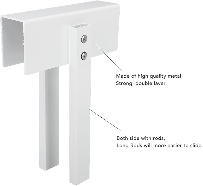 Keenso Double Door Bifold Lock Child Safety Lock,Aluminum Alloy Easy to Use for Bifold Door Closet Pantry