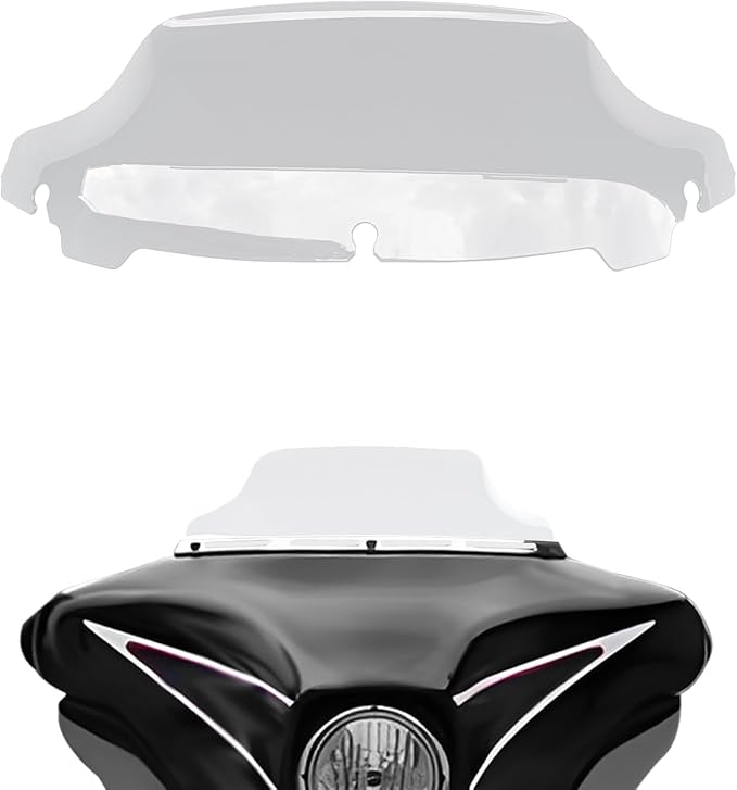 Clear 7" Windshield Windscreen Compatible for Harley Davidson Touring Electra Glide Street Glide 2014 2015 2016 2017 2018 2019 2020 2021 2022