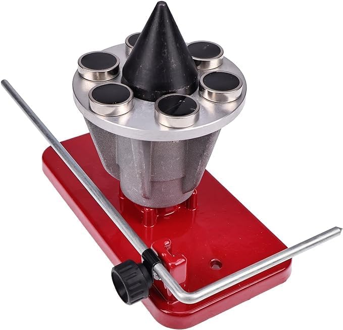ERDLE Lawn Mower Blade Balancer Magnetic Wall Mount 42-047 (Red) #339075B