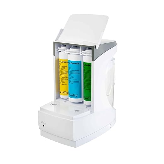 AquaTru Carafe Smart Alkaline Countertop Water Purifier | App-Connected 4-Stage Reverse Osmosis System with Glass Carafe Removes Forever Chemicals, Lead & Fluoride | Adds Minerals | No Plumbing