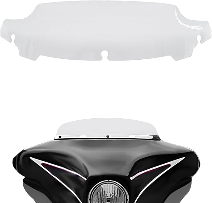 Clear 4.5" Windshield Windscreen Compatible for Harley Davidson Touring Electra Glide Street Glide 2014 2015 2016 2017 2018 2019 2020 2021 2022