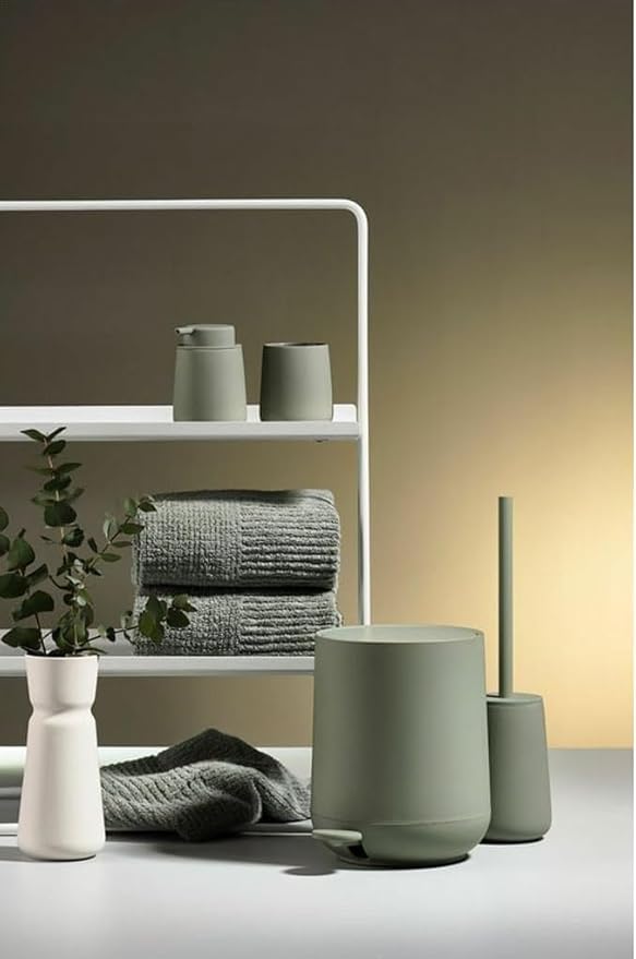ZONE DENMARK Nova Soap Dispenser - A Fusion of Sleek Design and Durable Material - Elevate Your Bathroom with Sophistication and Practical Elegance. A Stylish and Functional Bathroom Accessory