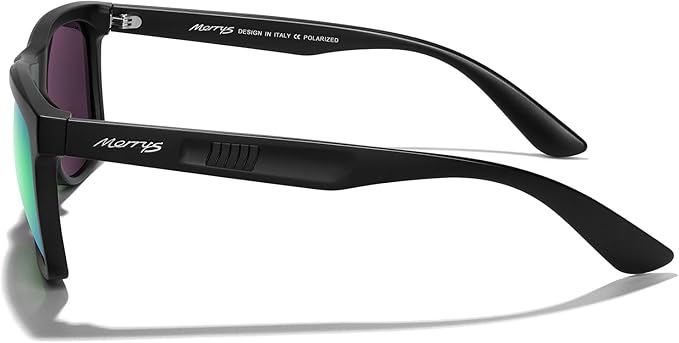 MERRY'S Square Polarized Driving Sunglasses for Men Women UV400 Protection S8413