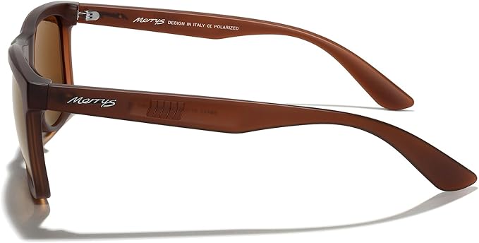 MERRY'S Square Polarized Driving Sunglasses for Men Women UV400 Protection S8413