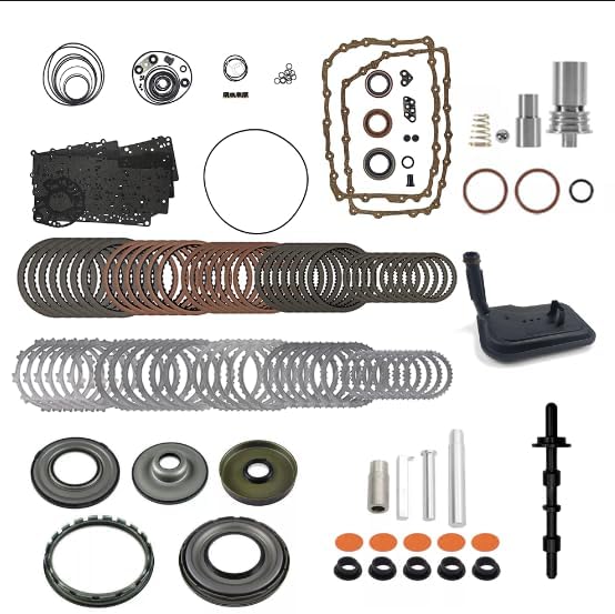 6L90 6L90E 6L80 6L80E Transmission Master Rebuild Kit for Chevy Camaro Corvette Silverado Suburban 08-17 for Cadillac Escalade STS 06-Up for GMC Sierra 1500 2500 3500 Filter Friction Plates