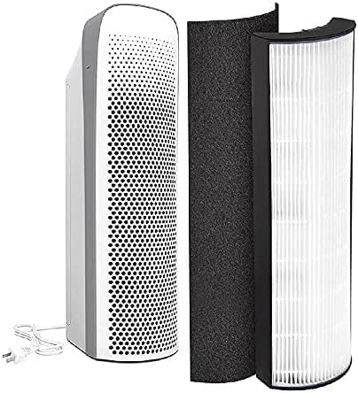 Nispira 2-in-1 True HEPA Replacement Filter PETWRFIL For Pure Enrichment PureZone Elite 4-IN-1 Tower Air Purifier PEAIRTWR (HEPA + 1-PreFilter, 2 PK)