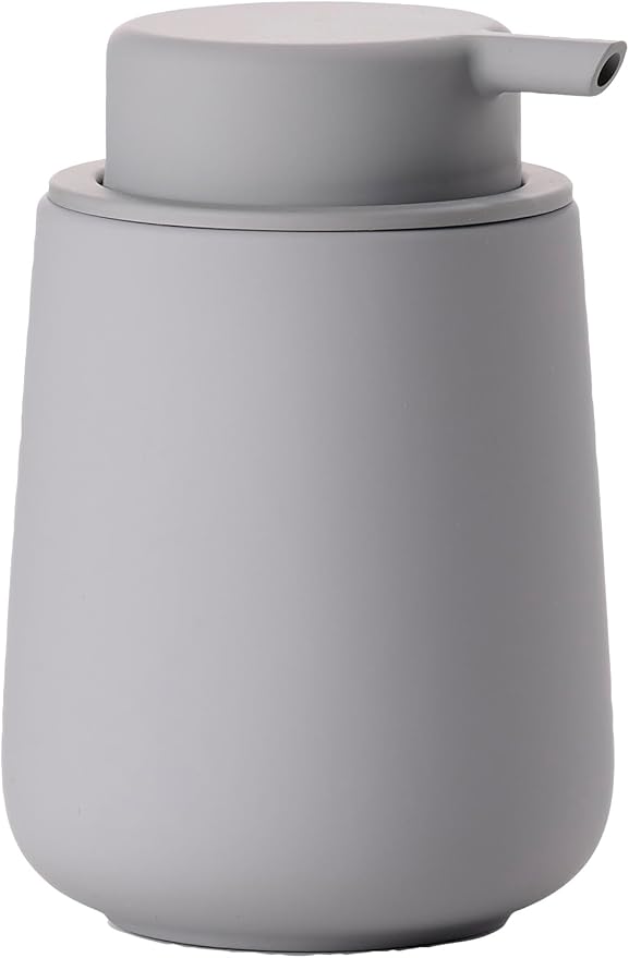ZONE DENMARK Nova Soap Dispenser - A Fusion of Sleek Design and Durable Material - Elevate Your Bathroom with Sophistication and Practical Elegance. A Stylish and Functional Bathroom Accessory
