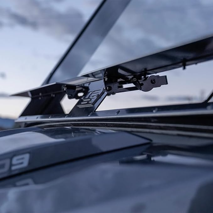 Front Windshield for Can-Am Defender (2020 - 2025) Shatter Resistant with Built-in UTV Windshield Vents, Easy Install Back Window, SXS Accessories for Rugged Terrain