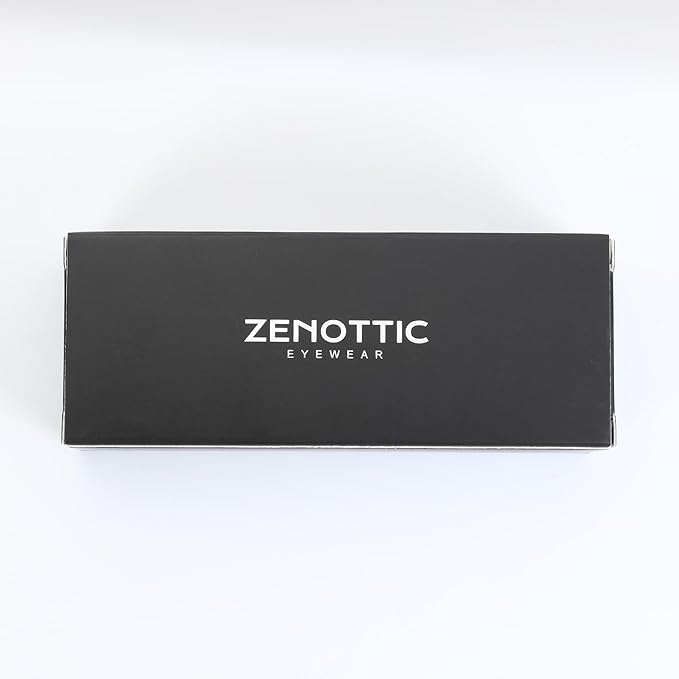 ZENOTTIC Polarized Aviator Sunglasses for Men Carbon Fiber Temple Pilot Sun Glasses with Mirrored Lens UV Protection