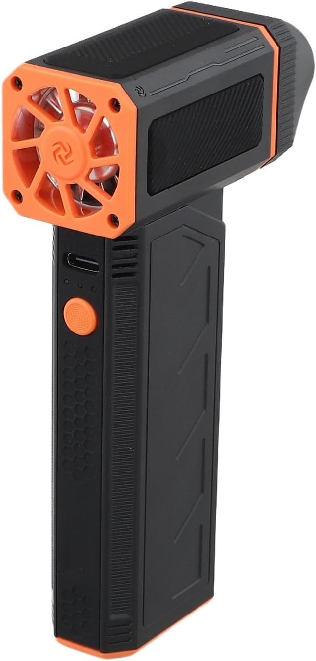 Compressed Air Duster F31 130000RPM 120W Electric Air Blower with 3 Speed Brushless Motor, 2500mAh Rechargeable Battery for Keyboard, Camera Lens, Pet Hair and Dust Cleaning