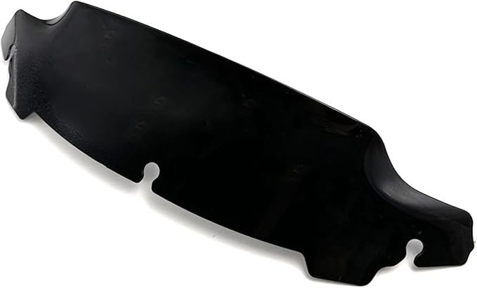 IZX Motorcycle Accessories 4.5" Windshield Fairing Windscreen Cover For Harley Touring Street Electra Glide Ultra Limited FLHX Tri Glide Ultra 2014-2022 2023 (Black)