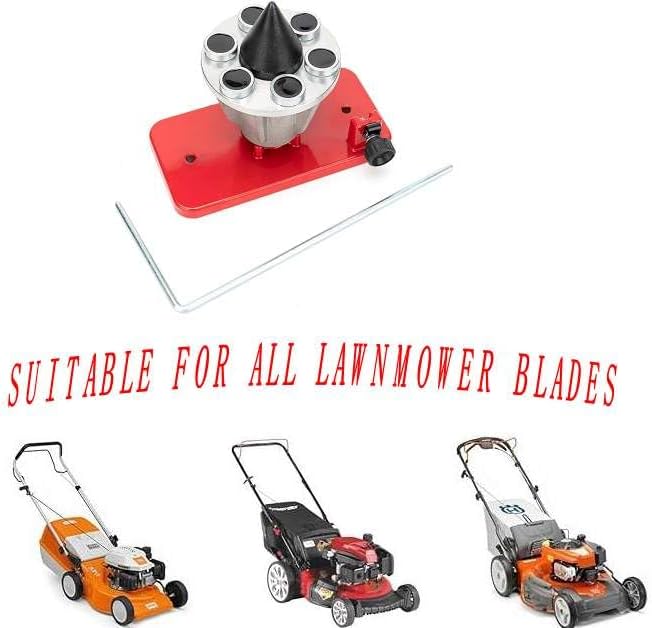 ERDLE Lawn Mower Blade Balancer Magnetic Wall Mount 42-047 (Red) #339075B