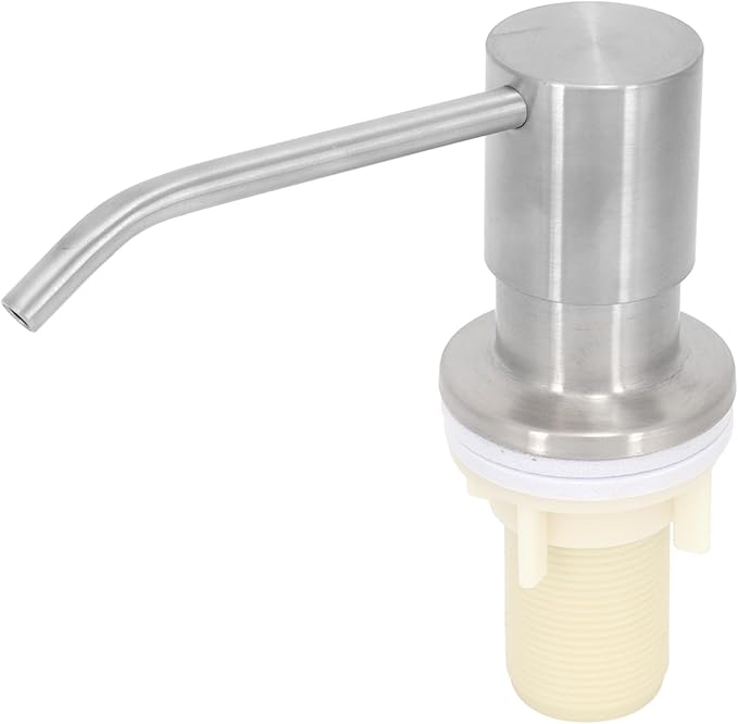 Sink Soap Dispenser, 300ml Built in Kitchen Sink Soap Dispenser Refillable Reusable Countertop Soap Liquid Bottle for Kitchen Sink