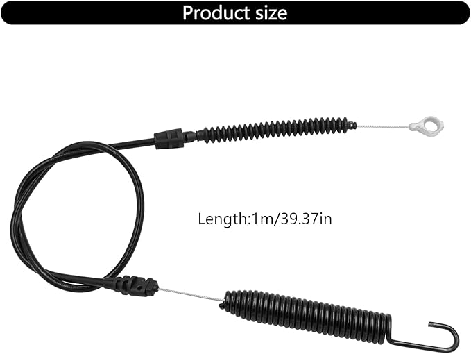 946-05124A Stainless Steel Riding Mower Deck Cable Replacment for T110 746-05124A Riding Mower Accessories Deck Cable Assembly Replacement