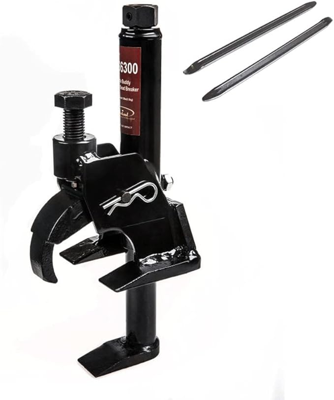 BESTOOL Manual Tire Bead Breaker Adjustable Hammer Tires Changer for ATV Tire Operation, Includes 2 Iron Crowbars