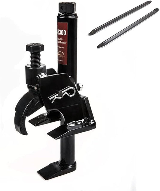 BESTOOL Manual Tire Bead Breaker Adjustable Hammer Tires Changer for ATV Tire Operation, Includes 2 Iron Crowbars