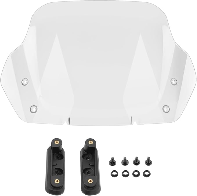 14" Windshield for Harley Street Glide CVO FLHXSE 2023-2024 Wind Shield Windscreen Air Deflector Compatible for Harley Street Glide CVO 2024 (Clear)