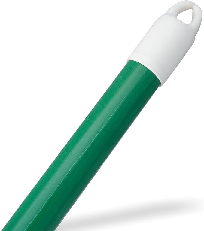 SPARTA 4022009 Spectrum Fiberglass Broom Handle, Mop Handle, Replacement Handle With Acme Threaded Tip For Commercial Cleaning, 60 Inches, Green, (Pack of 12)