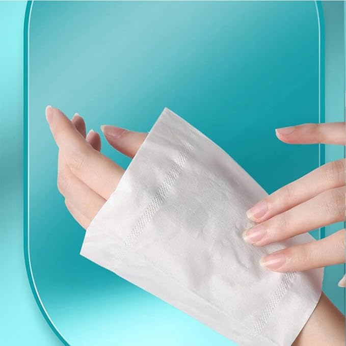 10 Packs Soft Small Facial Tissue, Disposable Facial Napkin, Wood Pulp Fiber Material NOT COTTON, Facial Towel, White Facial Paper Tissue, 4-Ply, 10 Pack, 280 Sheets per Pack, 2800 Sheet In Total