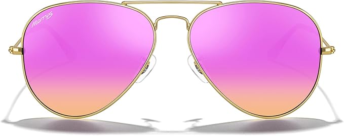 MERRY'S Classic Polarized Aviator Sunglasses for Men Women S6025