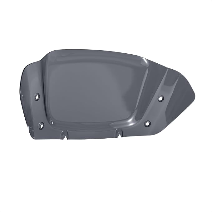 10" Wave Windshield Windscreen Wind Splitter Compatible for Harley Street Glide FLHX, CVO Street Glide FLHXSE 2023 2024 (Dark Smoke)