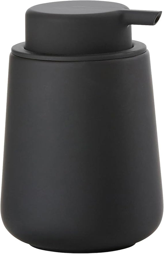 ZONE DENMARK Nova Soap Dispenser - A Fusion of Sleek Design and Durable Material - Elevate Your Bathroom with Sophistication and Practical Elegance. A Stylish and Functional Bathroom Accessory