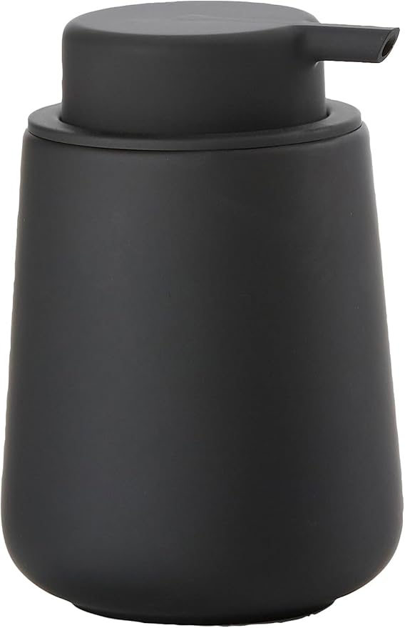 ZONE DENMARK Nova Soap Dispenser - A Fusion of Sleek Design and Durable Material - Elevate Your Bathroom with Sophistication and Practical Elegance. A Stylish and Functional Bathroom Accessory