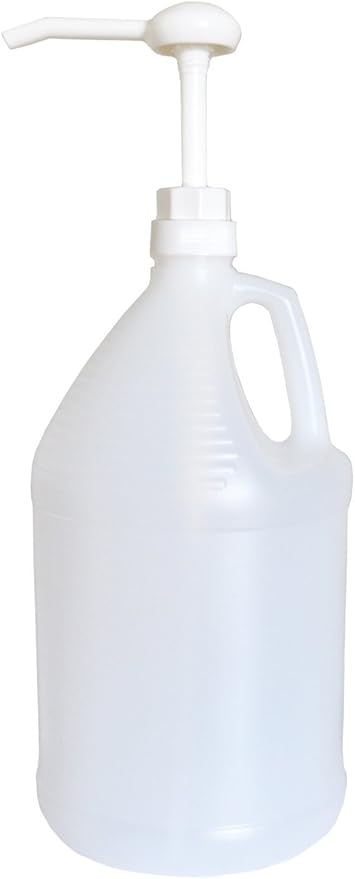 Bar5F 1 Gallon (128 oz) Pump Dispensers Pumping Caps fot Dispensing Shampoo Hair Conditioner Lotion Mouthwash 2-Pack
