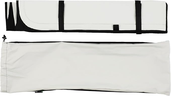 VanEssential Insulated Magnetic Blackout Window Cover Designed for Mercedes-Benz NCV3 & VS30 144 Length Van Rear Qtr Window (Right Hand Side) - Cool Gray