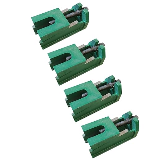 Heavy Machinery Leveling feet 4 Sets,Loading 2 Tons per Set,Adjustable Machine Leveling Pad Machinery Pads,Cast Iron Pad