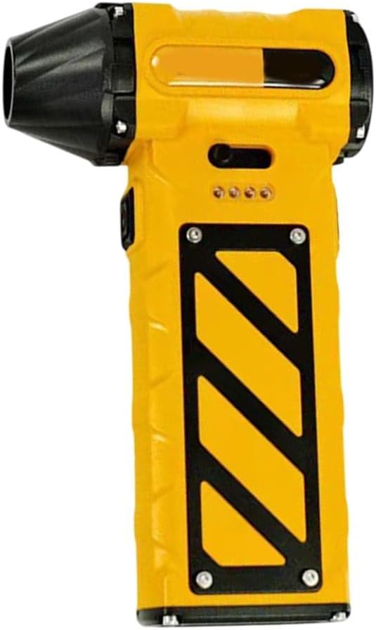 FABULETTA Compressed Air Duster, 110,000 RPM Electric Air Blower, Mini Dust Blower, Dust Removal Tool for Car Interior Cleaning, Keyboard Dust Removal(Yellow)